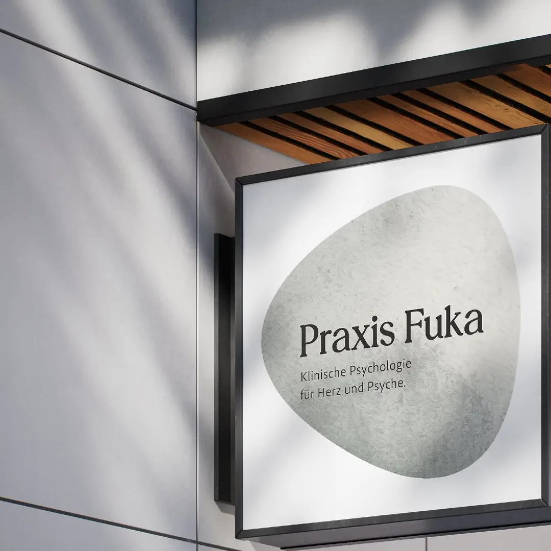 Praxisschild Praxis Fuka, madea